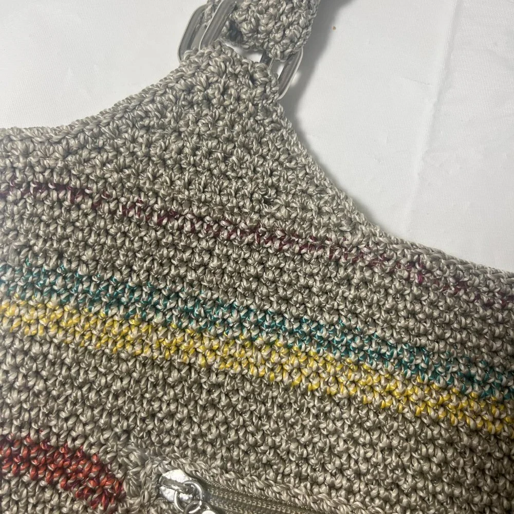 The SAK Striped BOHO Sack Shoulder Bag
